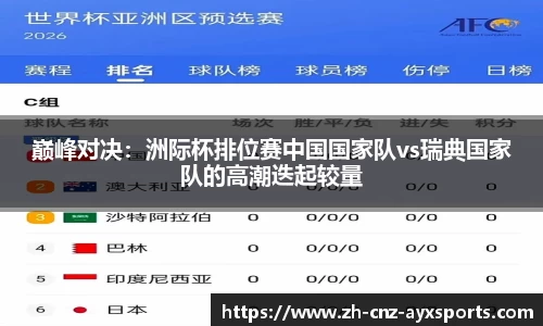 巅峰对决：洲际杯排位赛中国国家队vs瑞典国家队的高潮迭起较量